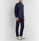RLX Ralph Lauren - Slim-Fit Quilted Shell-Panelled Terry Golf Jacket - Blue