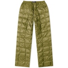 Gramicci x Taion Down Pant in Olive