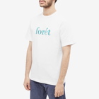 Foret Men's Resin Logo T-Shirt in White