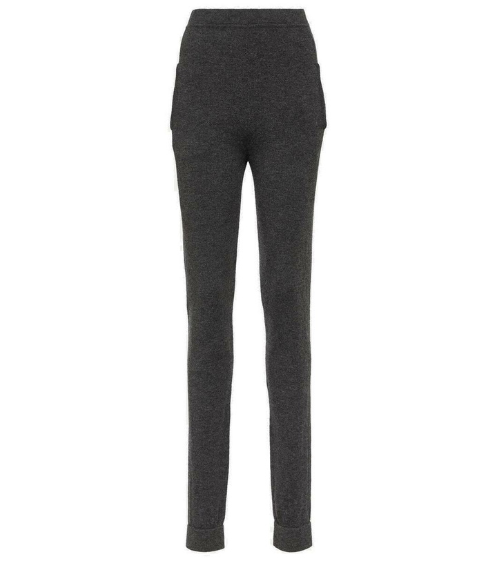 Photo: Saint Laurent High-rise cashmere leggings