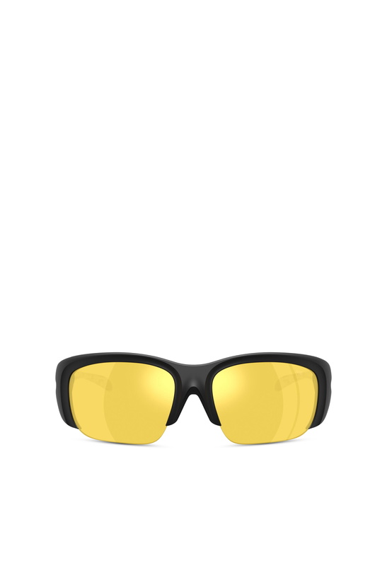 Photo: Diesel Wrap-around shape sunglasses - Sunglasses - Unisex - Multicolor