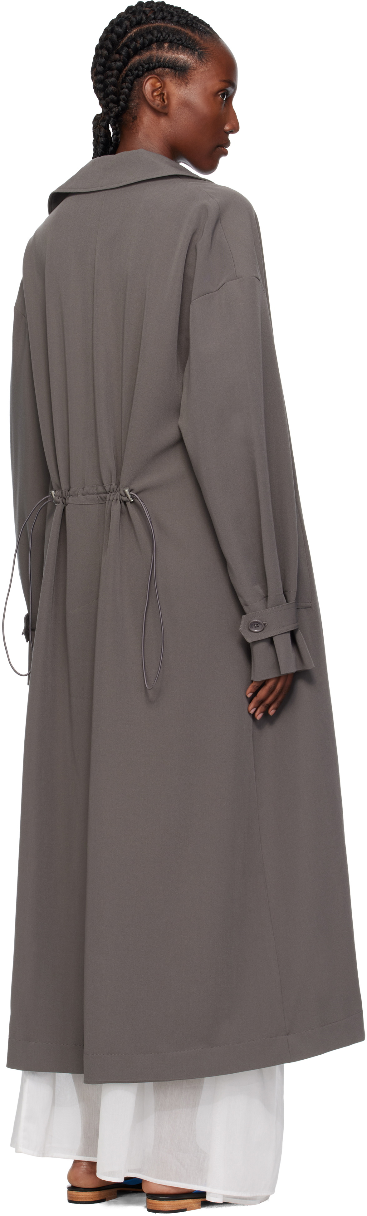 Paris Georgia Gray Elemental Marianne Trench Coat