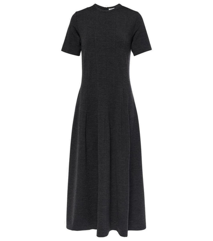 Photo: Brunello Cucinelli Wool and cashmere midi dress