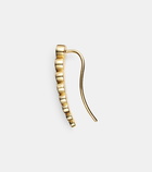 Sophie Bille Brahe Croissant De Lune 18kt gold single earring with diamonds