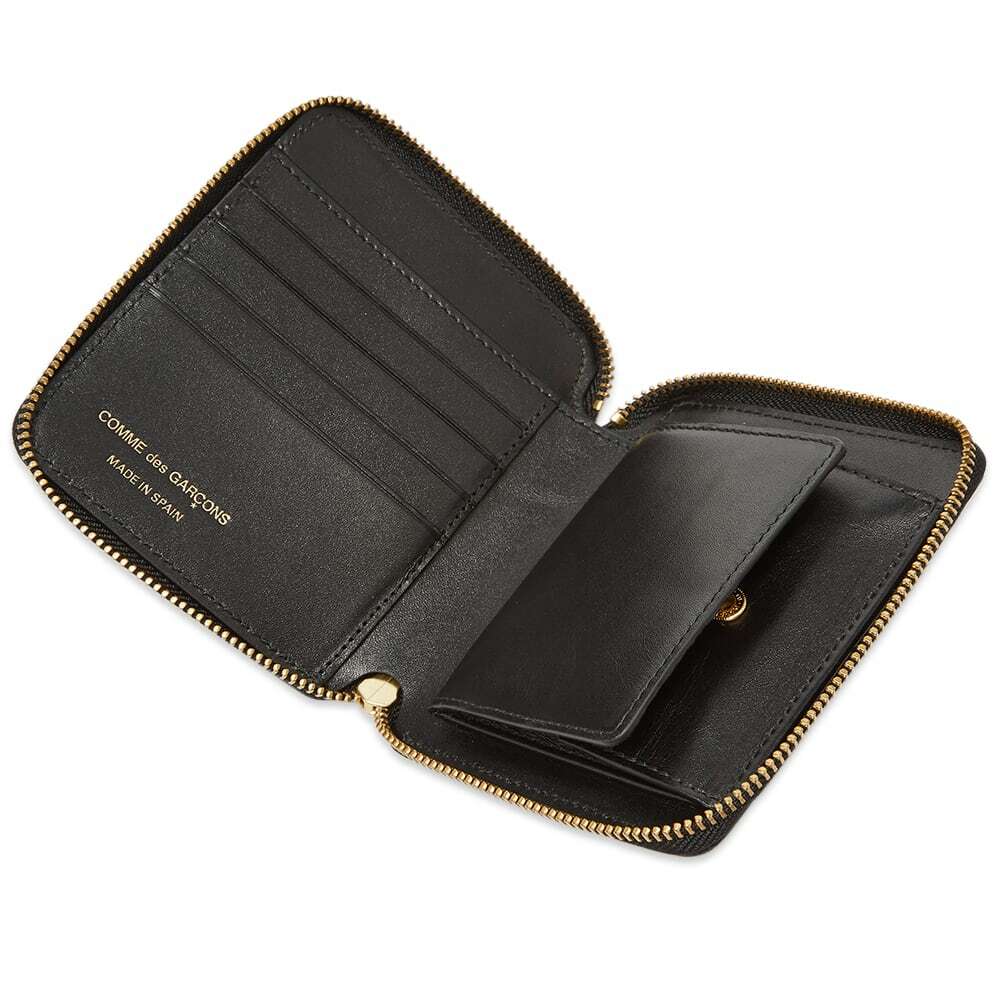 Comme des Garçons SA2100 Classic Wallet in Black Comme des Garcons