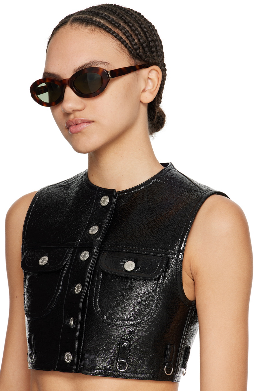 Saint Laurent Tortoiseshell SL M136 Sunglasses Saint Laurent
