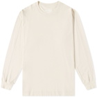 Homme Plissé Issey Miyake Men's Long Sleeve Release T-Shirt in Ivory