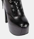 Vivienne Westwood Leather platform ankle boots