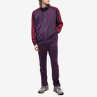 Needles Men's Poly Smooth Track Jacket in Dark Purple