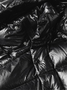 Moncler - Maya 70 Logo-Appliquéd Quilted Shell Hooded Down Jacket - Black