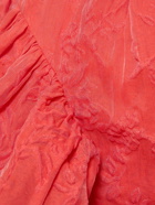 CECILIE BAHNSEN - Fatou Quilted Cotton Blend Midi Skirt