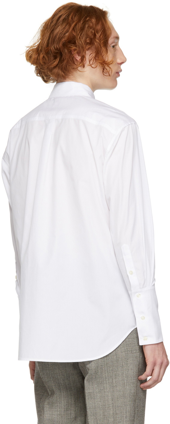 Stefan Cooke White Infinity Collar Shirt Stefan Cooke