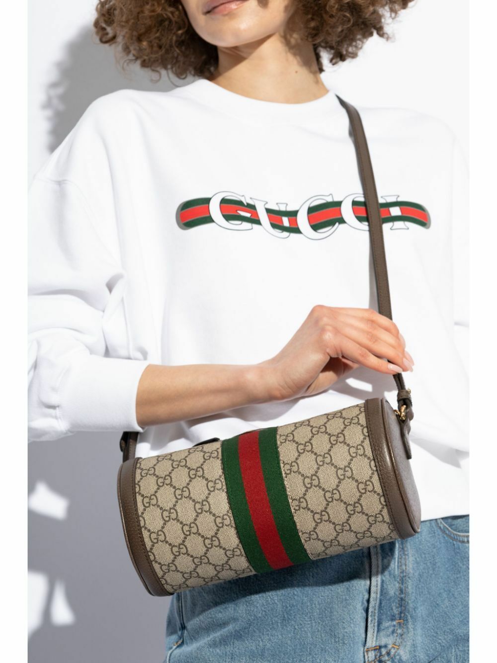 バッグ・カバンその他 GUCCI Ophidia small shoulder bag black/grey Ophidia small shoulder bag in beige and dark brown GG