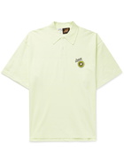 LOEWE - Paula's Ibiza Oversized Logo-Embroidered Cotton-Piqué Polo Shirt - Green