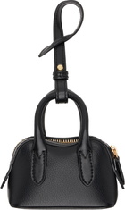 Stella McCartney Black Stella Ryder Charm Embossed Keychain