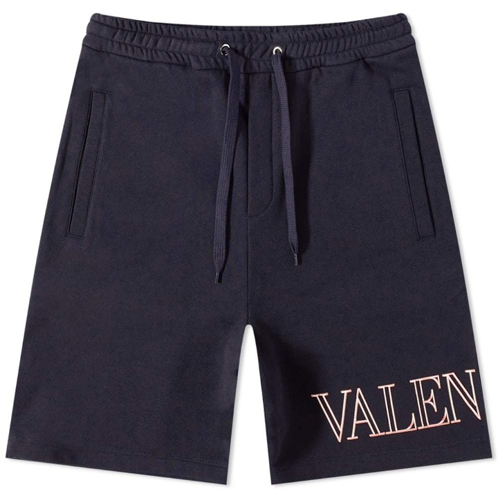 Photo: Valentino Neon Logo Sweat Short
