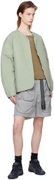 A. A. Spectrum Gray Wadrian Shorts