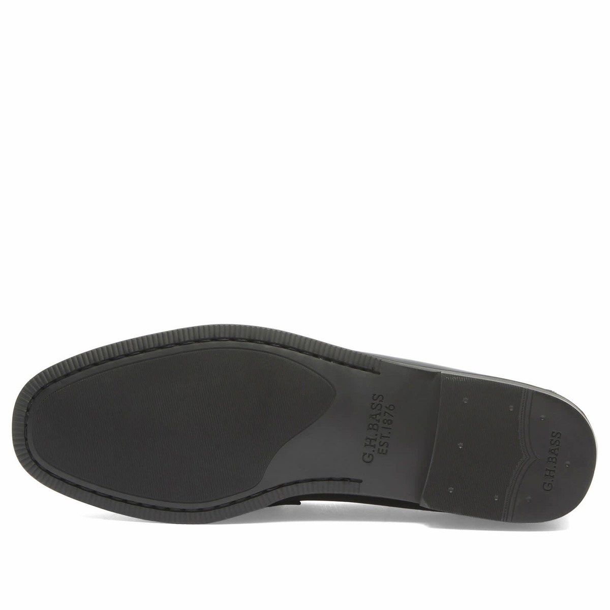 Bass Weejuns Men's Easy Weejuns Layton II Kiltie Loafer in Black Leather