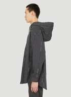 Vivienne Westwood - Pinstripe Hooded Overshirt in Black