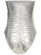WEWOREWHAT Ruched One Piece Swimsuit