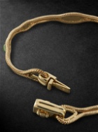 Fernando Jorge - Fluid Thick 18-Karat Gold Nephrite Jade Bracelet