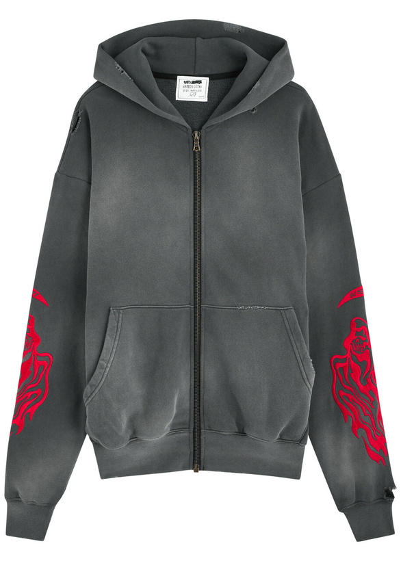 Photo: Warren Lotas Serenity Reaper Hooded Cotton Sweatshirt Black