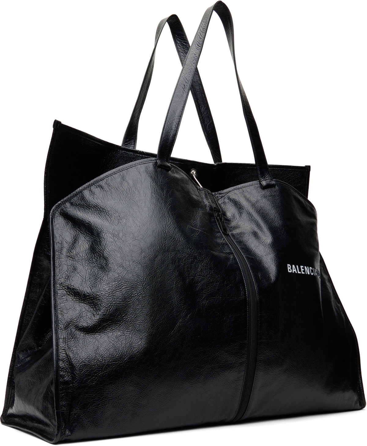 Balenciaga Black Shopper Garment Tote Balenciaga