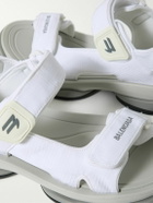 Balenciaga - Tourist Logo-Embroidered Ripstop Sandals - White