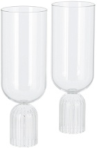 fferrone May Tall Medium Glass Set, 13.5 oz / 375 mL