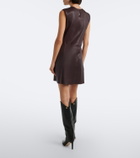 Stouls Dollie leather minidress