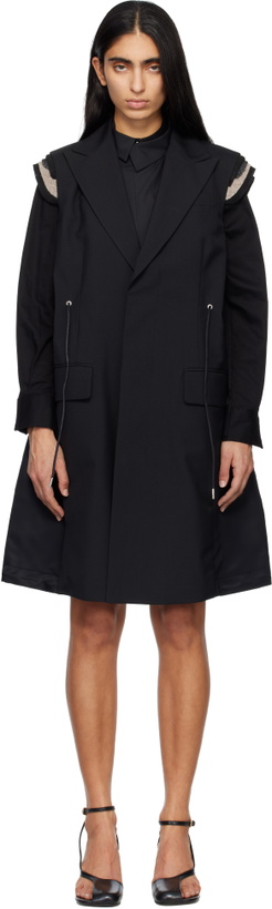 Photo: sacai Black Suiting Vest