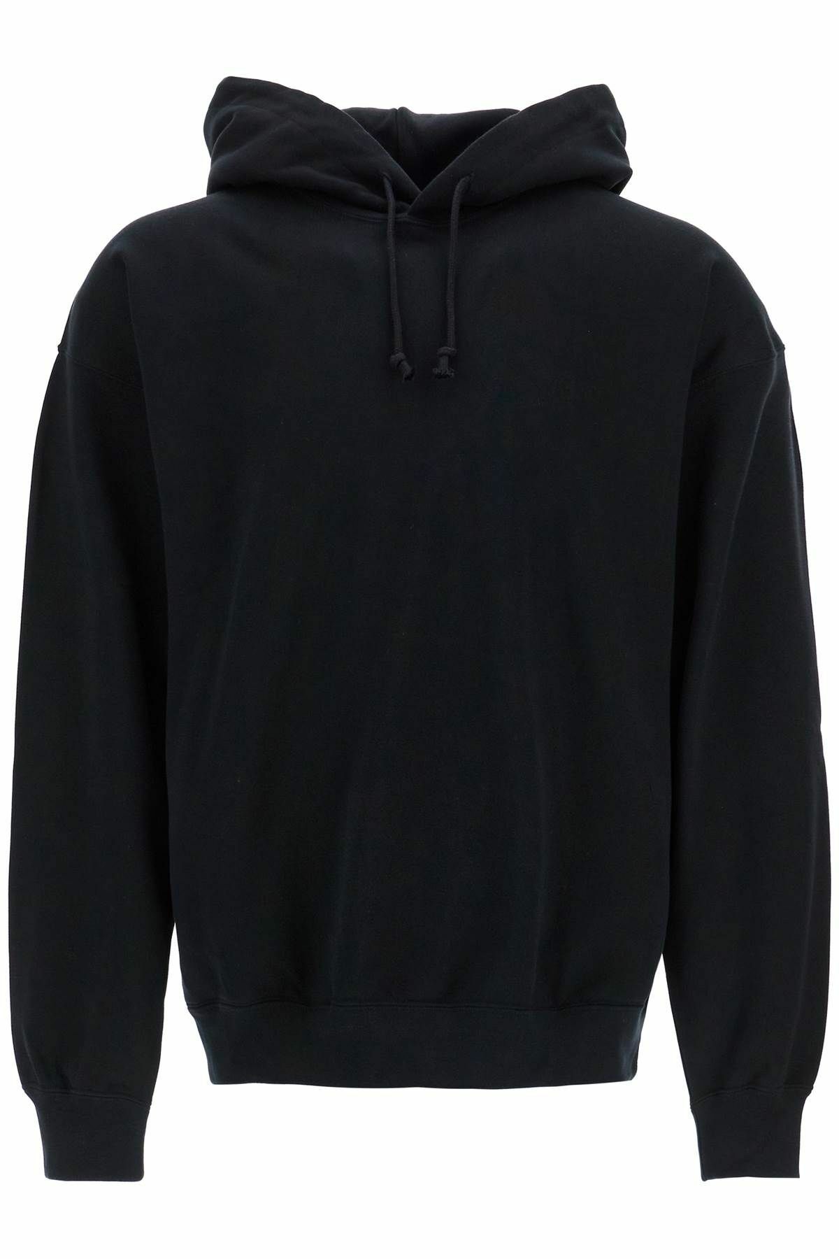 Y-3 men's black hoodie in recycled cotton and polyester Black Y-3
