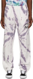 Aries White & Purple Umbro Edition Pro 64 Lounge Pants