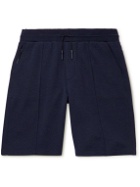 Ermenegildo Zegna - Straight-Leg Jersey Drawstring Shorts - Blue