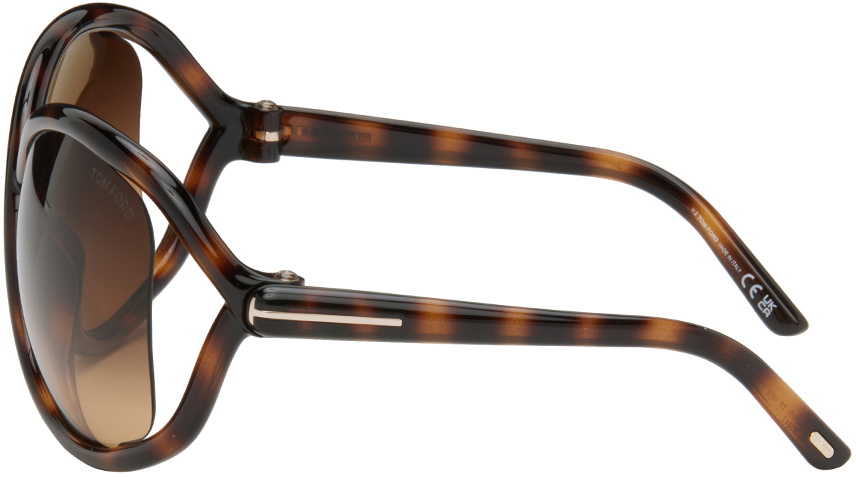 TOM FORD Tortoiseshell Bettina Sunglasses TOM FORD display picture 3