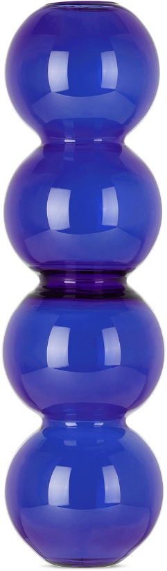Photo: Valeria Vasi Blue Bubbles Ambar Vase