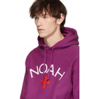 Noah NYC Pink Logo Hoodie