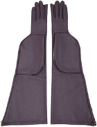 Rick Owens Purple Jumbo Cargo Gloves