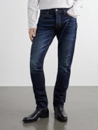 TOM FORD - Slim-Leg Selvedge Jeans - Blue