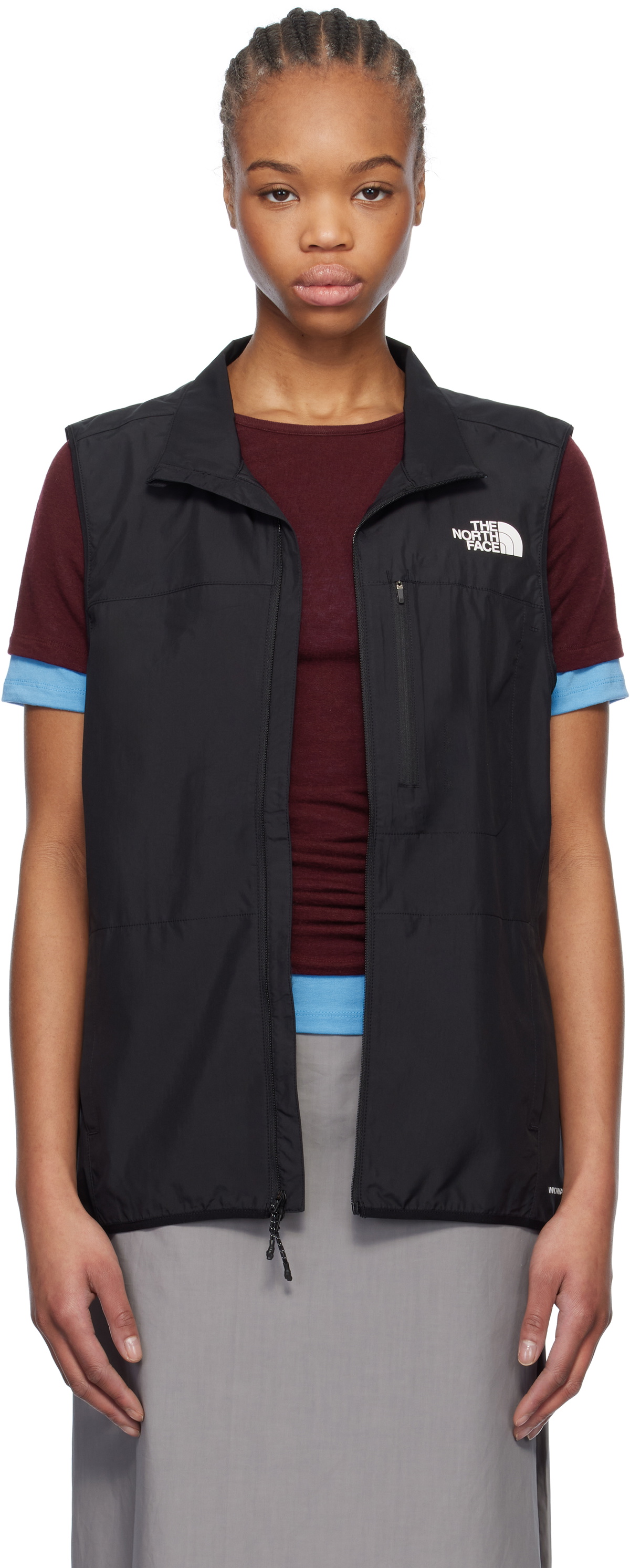 The North Face Black Higher Run Wind Vest