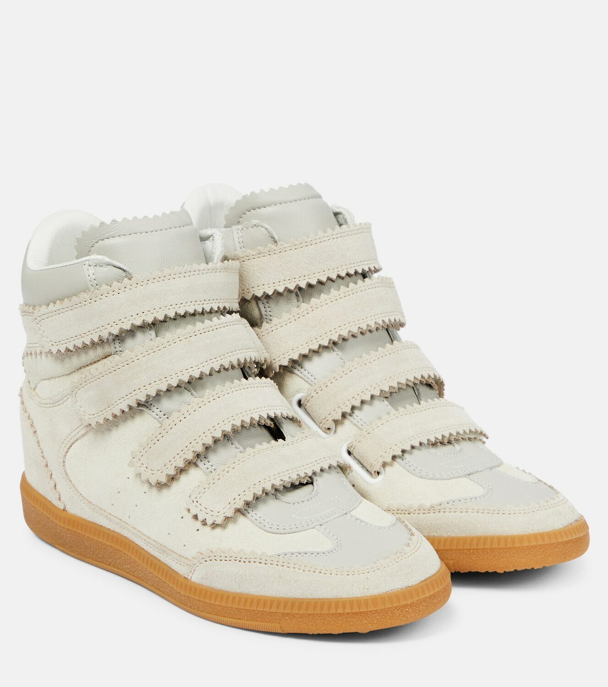 Isabel Marant - Bilsy suede high-top sneakers
