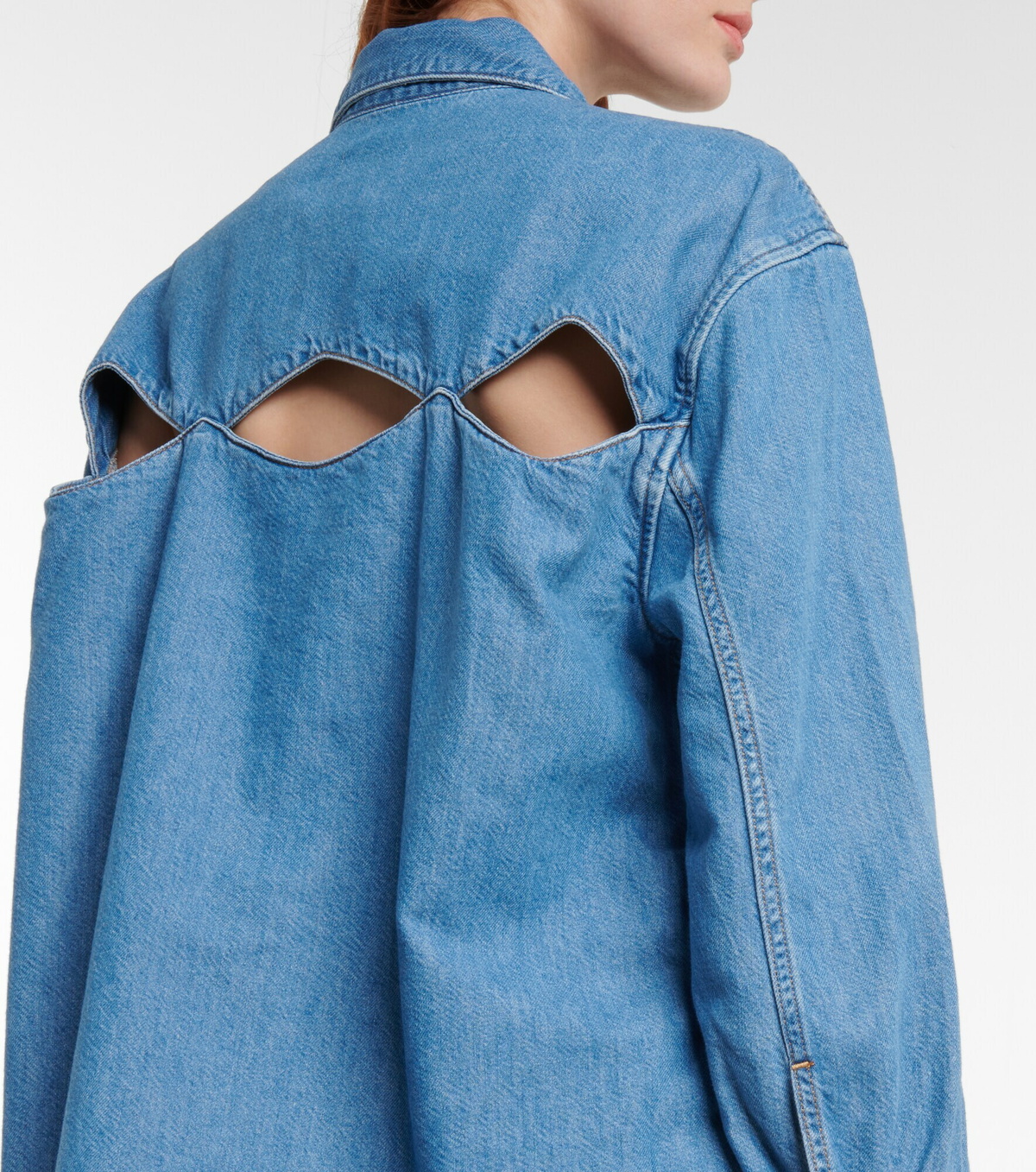 Ganni - Denim shirt dress