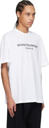 WOOYOUNGMI White Front Logo T-shirt
