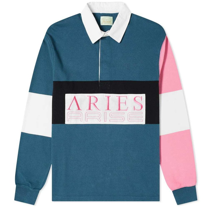 Photo: Aries Colour-Blocked Rugby Shirt