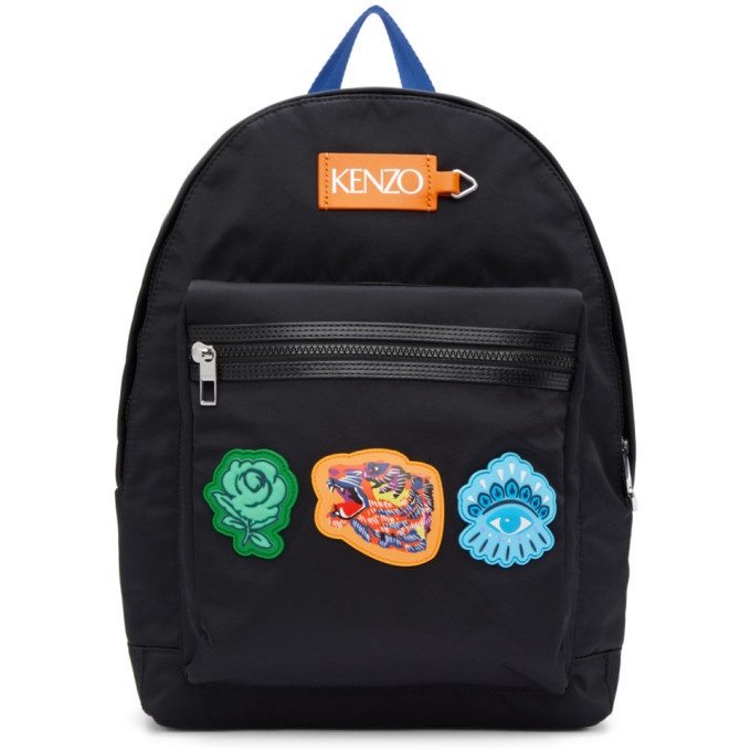 Photo: Kenzo Black Icon Patch Backpack