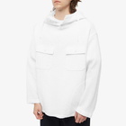 Engineered Garments Men's Waffle Cagoule Shirt in White