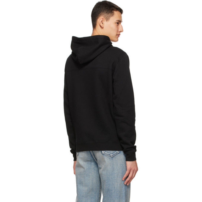 Saint Laurent Black 50s Signature Hoodie Saint Laurent