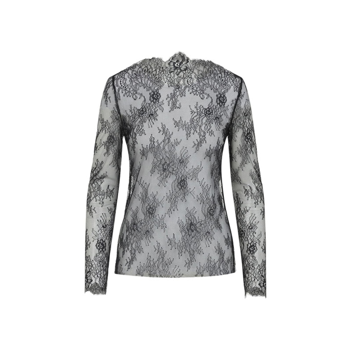 Photo: Alberta Ferretti Lace Ls T-shirt