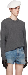 Maison Margiela Gray Crewneck Sweater