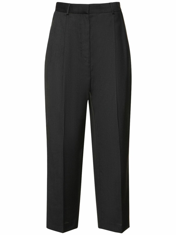 Photo: TOTEME - Pleated Cropped Wool Pants